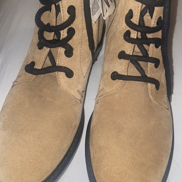 Zara Woman Suede Lace-up Boots in tan size 40/ 9us.new with tags - Picture 10 of 10